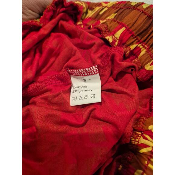 Leikar Women's Size Small Button Down 2-Piece Pajama Set Red NWOT - Picture 7 of 10